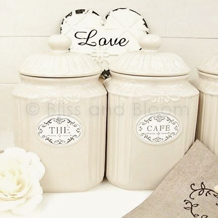 Cream tea and sales coffee jars